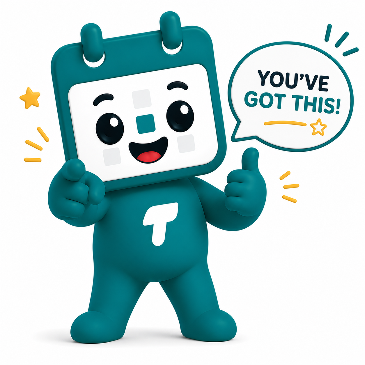 Timmi encouraging you